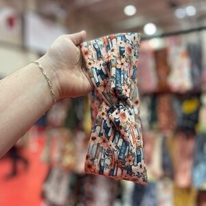 Flowers and Books Headband